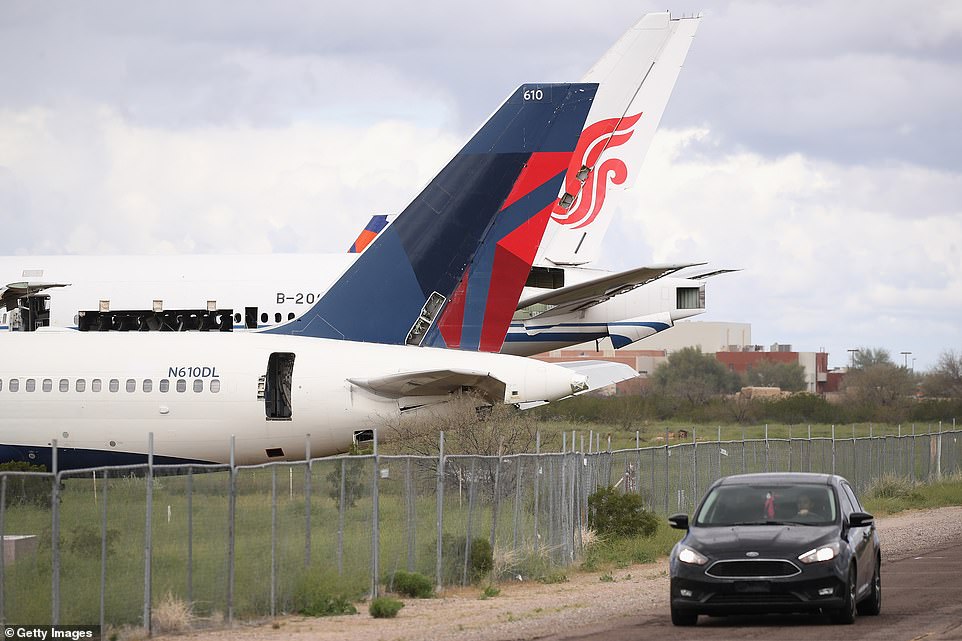 US airlines are slashing their domestic and foreign flights in response to President Donald Trump's travel ban