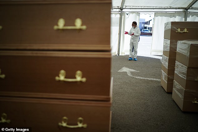 Volunteers at the religious establishment have been picking up bodies from hospitals and readying them for burial