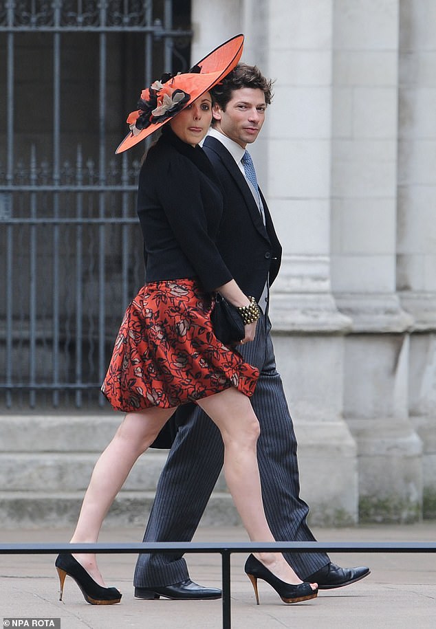 Sam, however, is quick to deny his match-making powers and play down his part in the history of Britain’s most celebrated couple.  Sam is pictured with his wife Annabel Ballin at the William and Kate's wedding in 2011