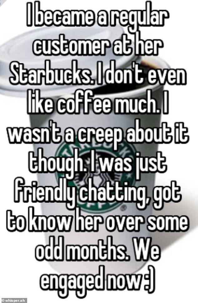 A man from Georgia revealed  he didn't like coffee but became a regular at Starbucks to chat to the barista - it paid off and he said he's now preparing to marry his crush