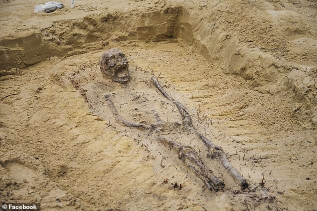 The burial ground dates back to late 16th century and at least 70 percent of the skeletons belonged to children