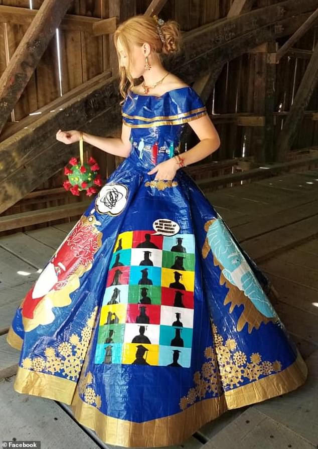 Canceled: Like millions of teenagers across the US, the Sparta, Illinois high school senior's prom plans were ruined by COVID-19