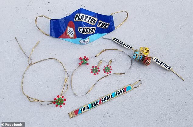 That's dedication! The entire project required 41 rolls of duct tape and four months of work