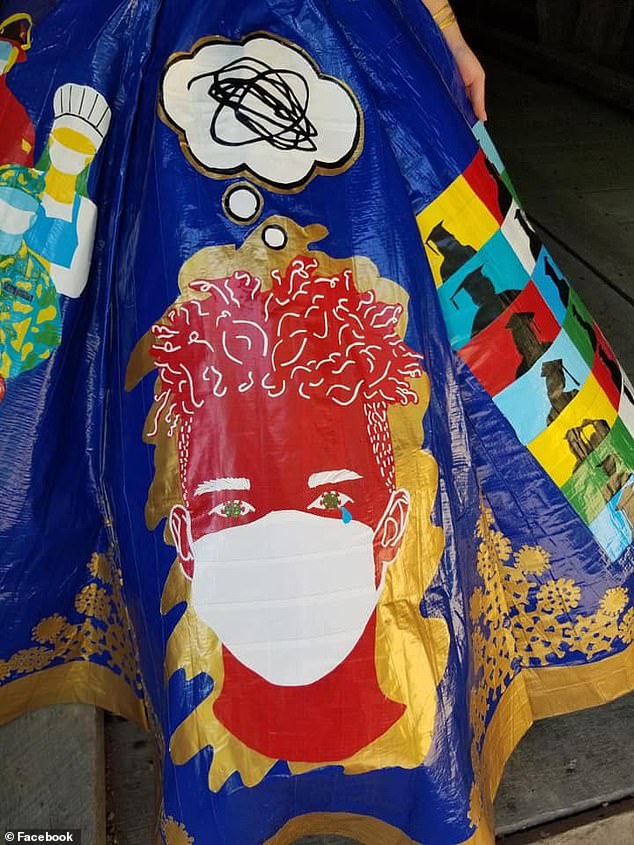 Her goal: For 20 years, Duck Brand duct tape has awarded thousands of dollars in scholarships to creative students who make prom attire out of the tape