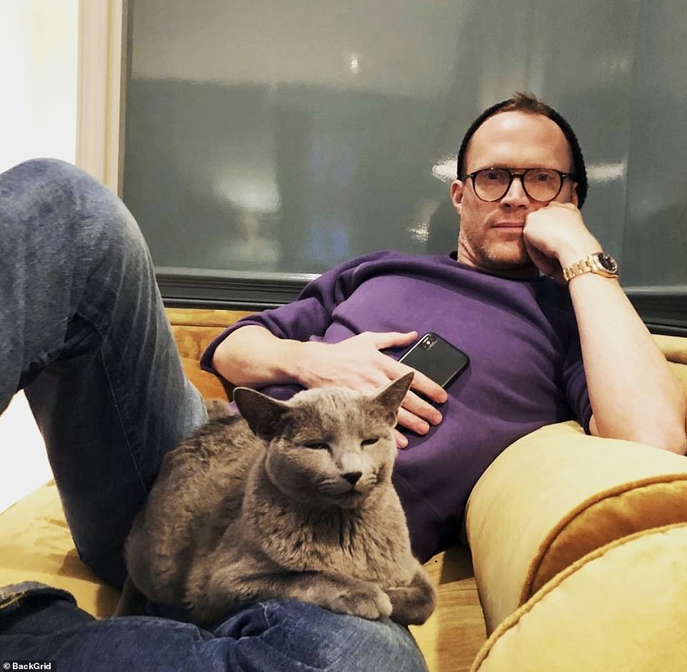 Johnny Depp swapped 'joke' texts with British actor Paul Bettany (pictured) about setting Amber Heard on fire and 'f***ing her burnt corpse afterwards to make sure she's dead' or drowning his 'witch' ex-wife, the court heard yesterday