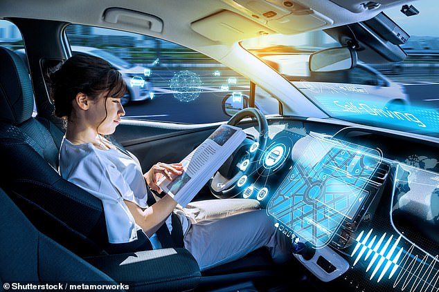 Everything that moves will be 'self-driving' in the future, including cars, trucks, boats and drones working together in a global 'ballet of movement'. Stock image