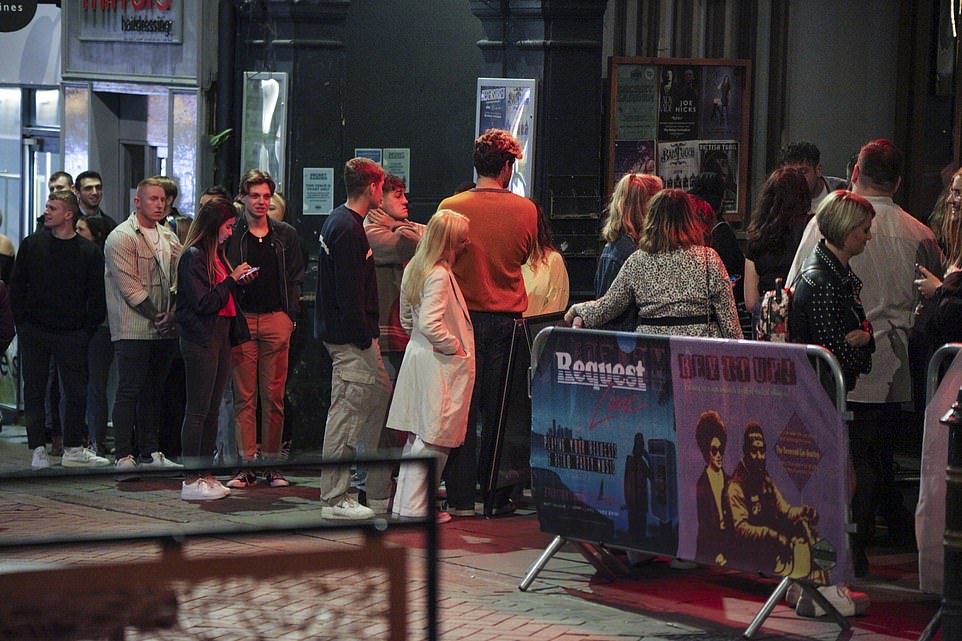 Drinkers hit the town ahead of Boris Johnson's potential plan to close pubs in England. Nottingham was packed with revellers all enjoying a night out on Saturday September 19.