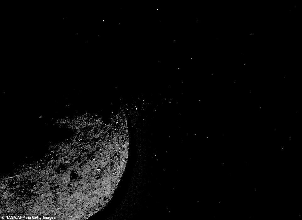 This image captured Tuesday night shows Bennu, located more than 200 million miles away from Earth