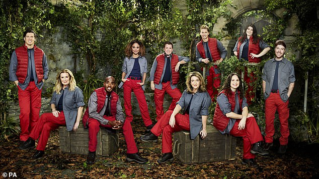 The I'm A Celebrity contestants this year are (left to right) Vernon Kay, Beverley Callard, Sir Mo Farah, Jessica Plummer, Shane Richie, Victoria Derbyshire, AJ Pritchard, Giovanna Fletcher, Hollie Arnold and Jordan North