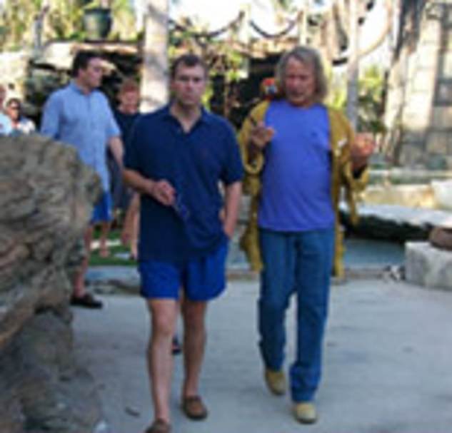 Nygard with Prince Andrew in the Bahamas