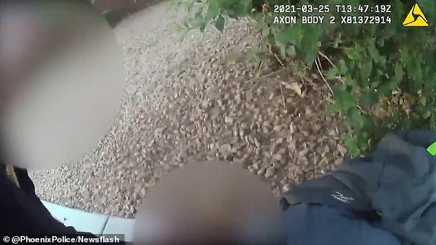 At the end of the footage, the police officer is heard cheering as the driver wakes up following the incident