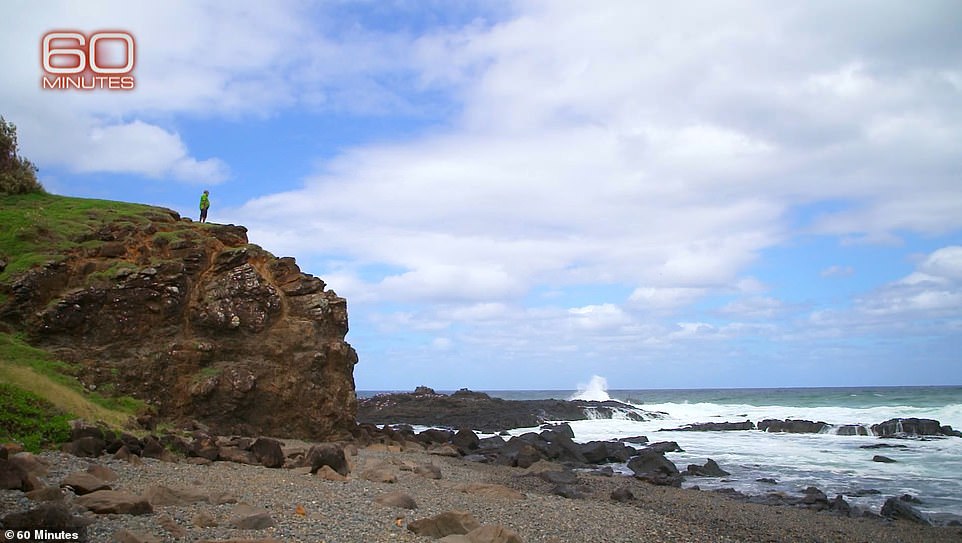 The volcanic island of 'Ata (pictured) sits about 100 miles from Fiji in the Pacific Ocean