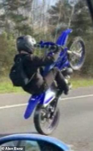 But continued performing the high-speed stunts