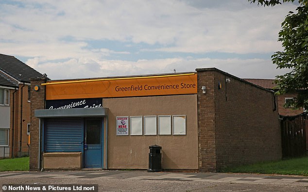 Police had mistaken the milkman for a burglar who had targeted the Greenfield Convenience Store (pictured)