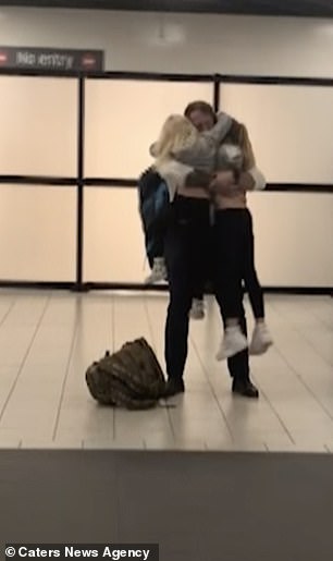 He left his family to head to Poland on March 30