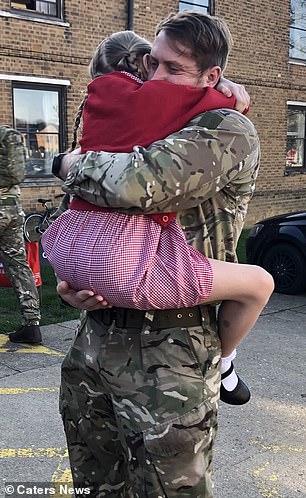 Gary has to leave his family again in a week to head back to Poland