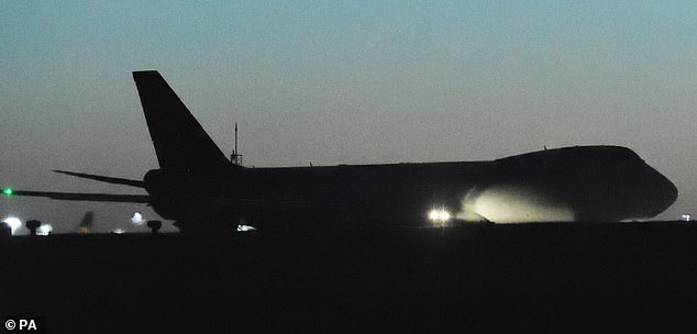 The exact cost of yesterday's charter plane has not been revealed but previous flights have cost around £300,000. It means the seven criminals who were removed yesterday cost the taxpayer more than £40,000 each for the flight (stock photo)