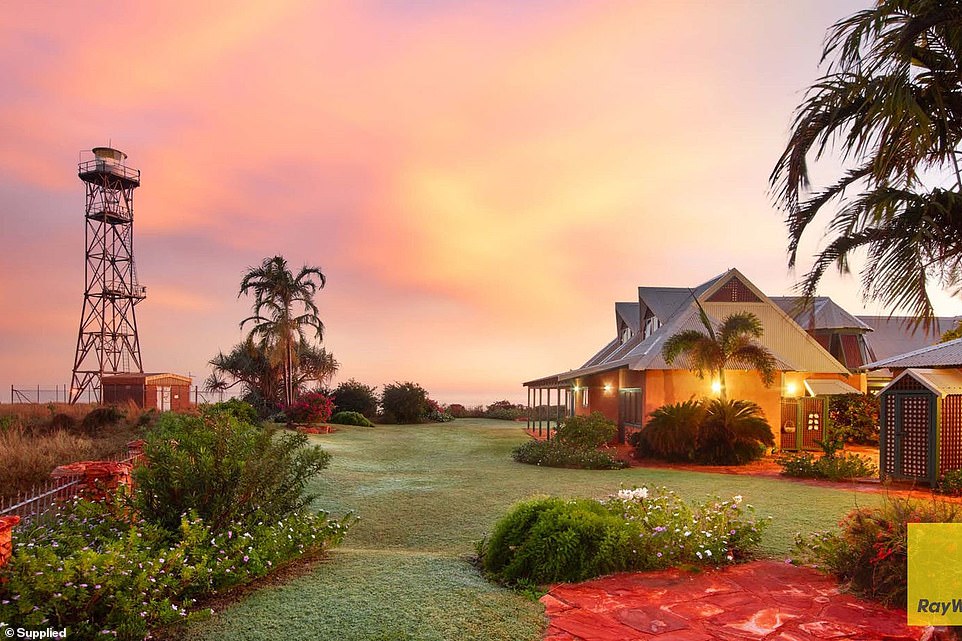 The house (pictured) recently hit the market for the first time ever