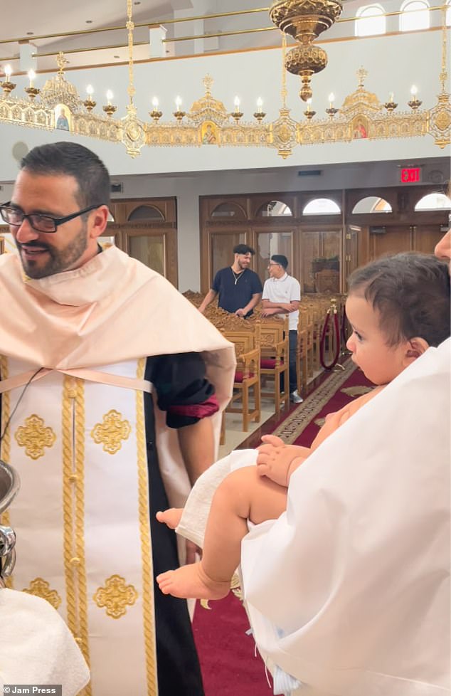 Other parents took to social media to describe how their children did the same thing during their baptisms too