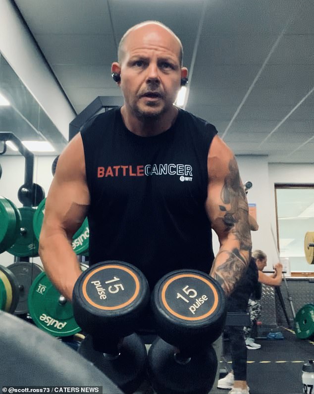 The father-of-two is now a fitness coach and said he finds batching cooking with fresh ingredients 'therapeutic'