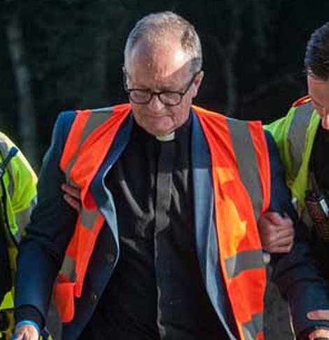 SEPTEMBER 21:  Mr Coleman was also involved in an Insulate Britain protest at junction 10
