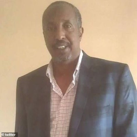 One friend told Mailonline that ‘Harbi’, who describes himself on Twitter as ‘Former Director of Media and Communication Department at the Office of The Prime Minister Federal Republic of Somalia,' is currently back in the UK for medical reasons as he was being treated for a heart condition at Bart’s Hospital