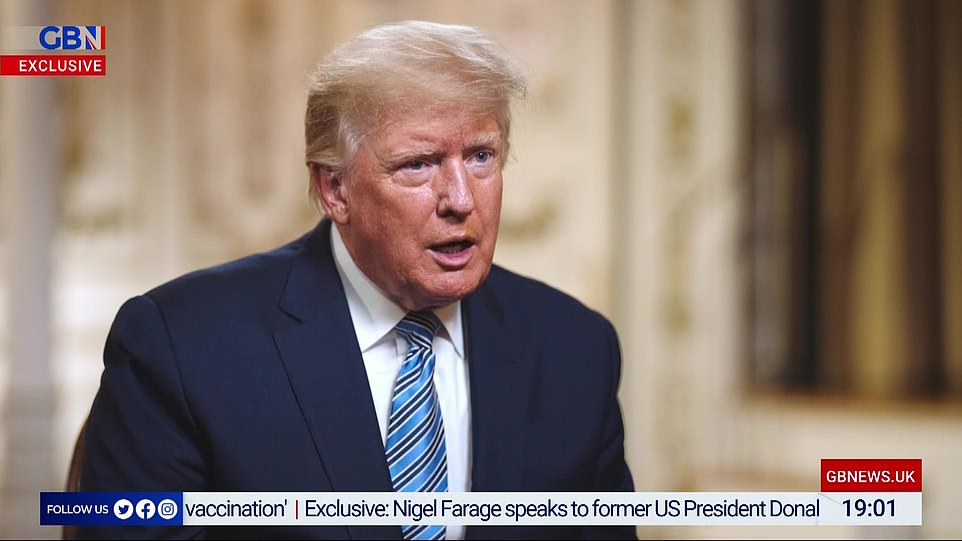 He also repeated his false claims that the presidential election was rigged. Mr Trump has pursued unsuccessful legal challenges to overturn his November election loss to Biden, falsely claiming there had been widespread electoral fraud