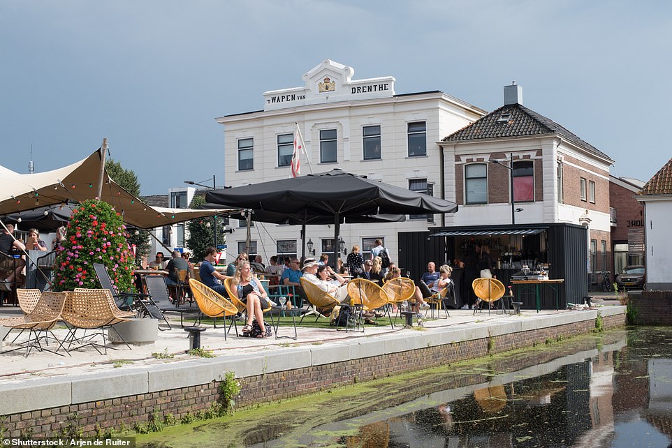 There’s plenty to see in the city beyond the exhibition hall, says Siobhan. Pictured are people enjoying a drink overlooking the canal