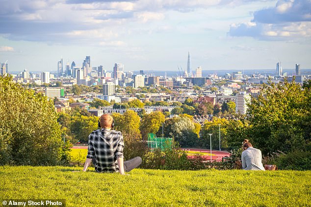 The spot is a popular spot for tourists and residents taking time out from their busy lives