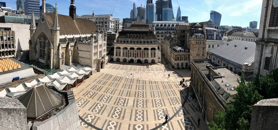 guildhall yard roman coliseum