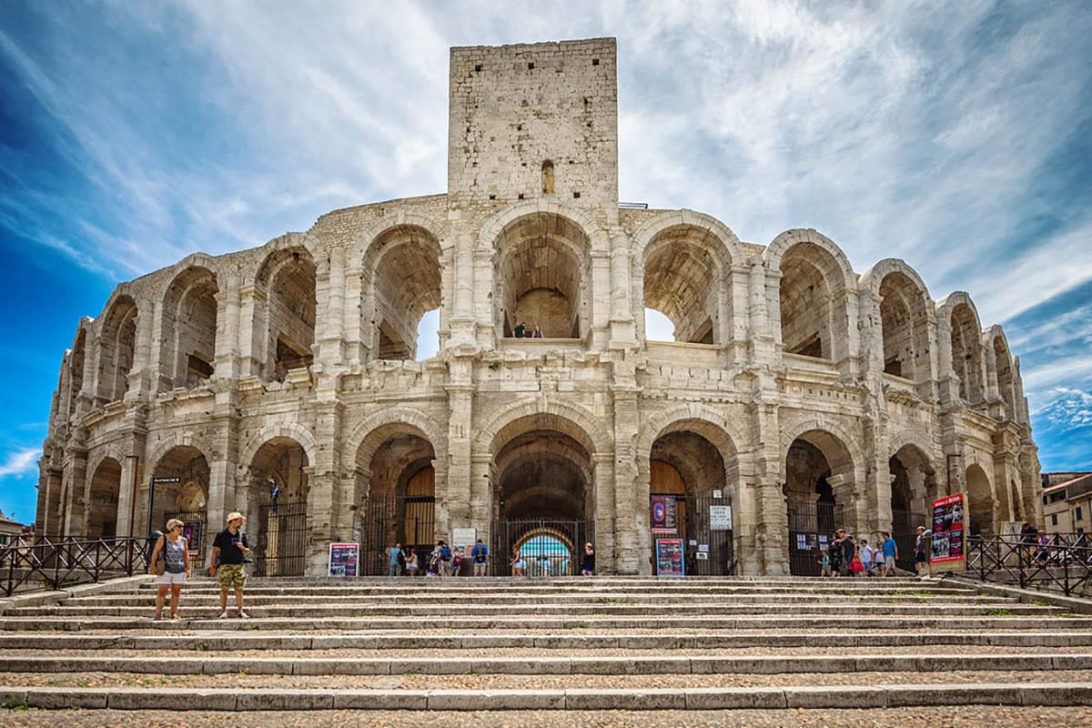 roman coliseum arles france