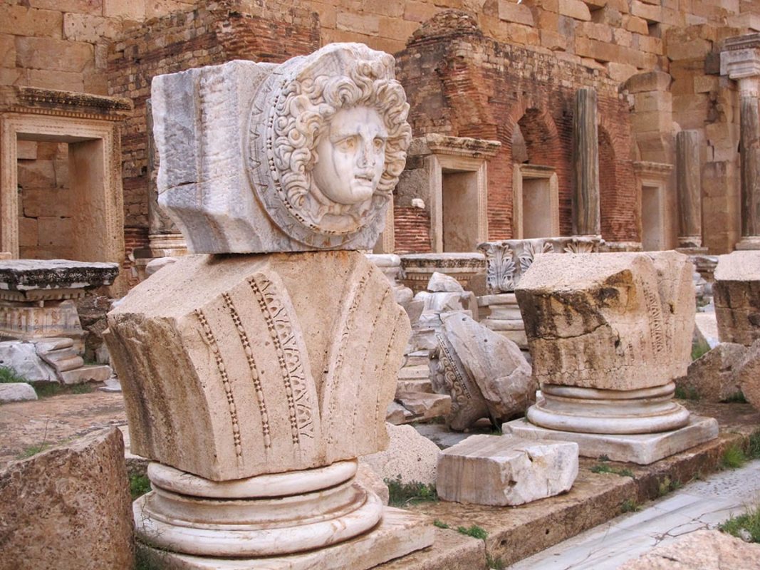 roman ruins medusa libya