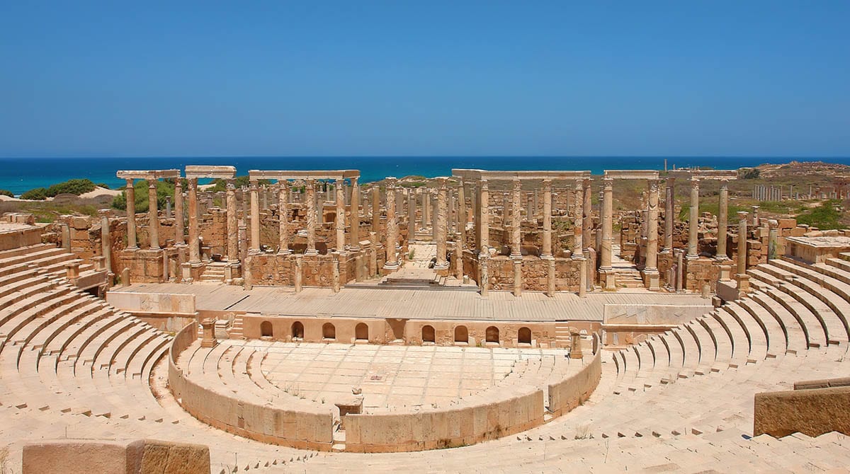 leptis magna libya