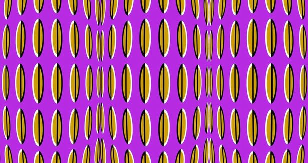 71% of viewers could see the orange dots moving on the purple background
