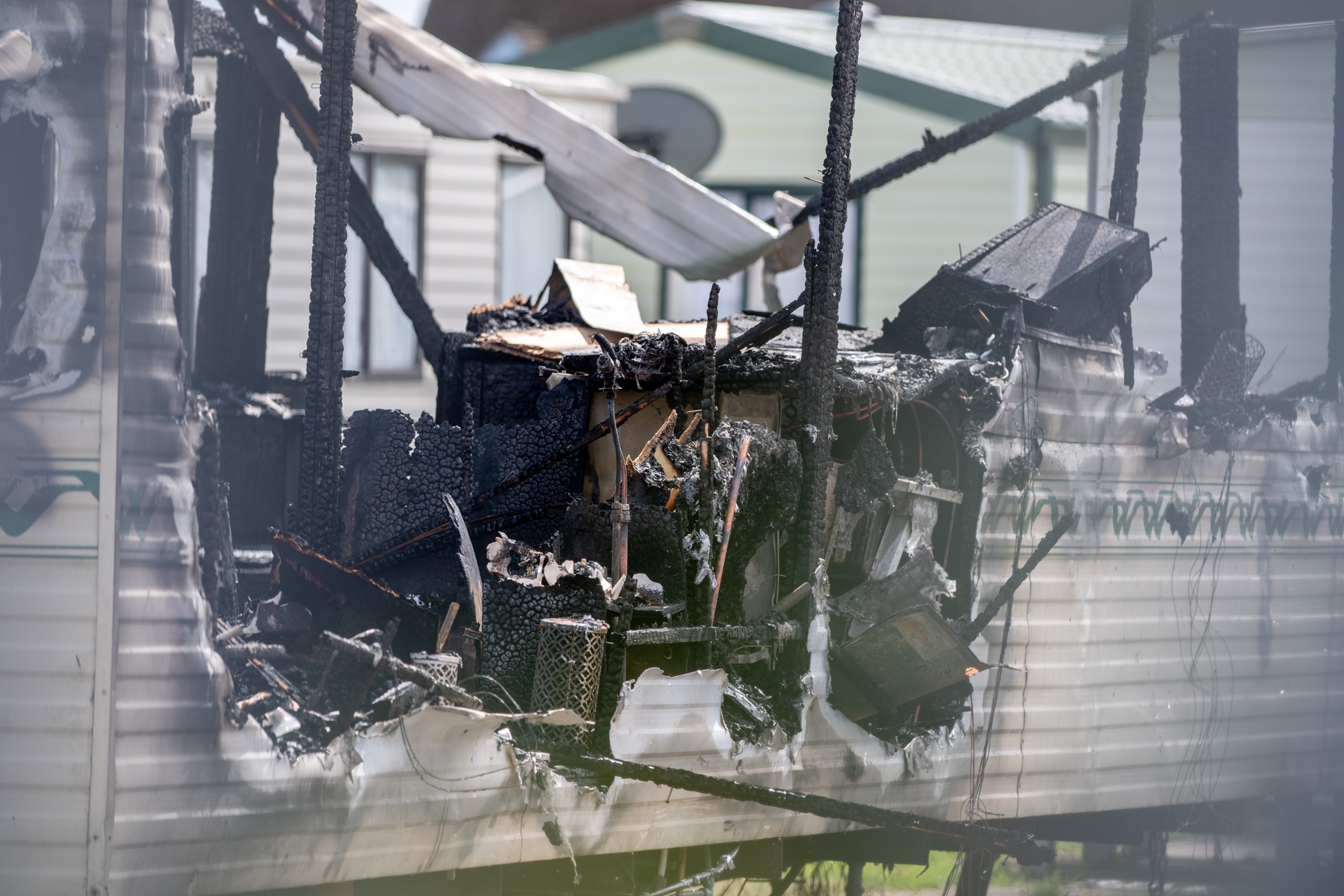 The girl, 2, tragically died in the fire