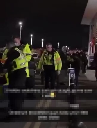 Police swooped in and arrested the three people on suspicion of alleged child abduction