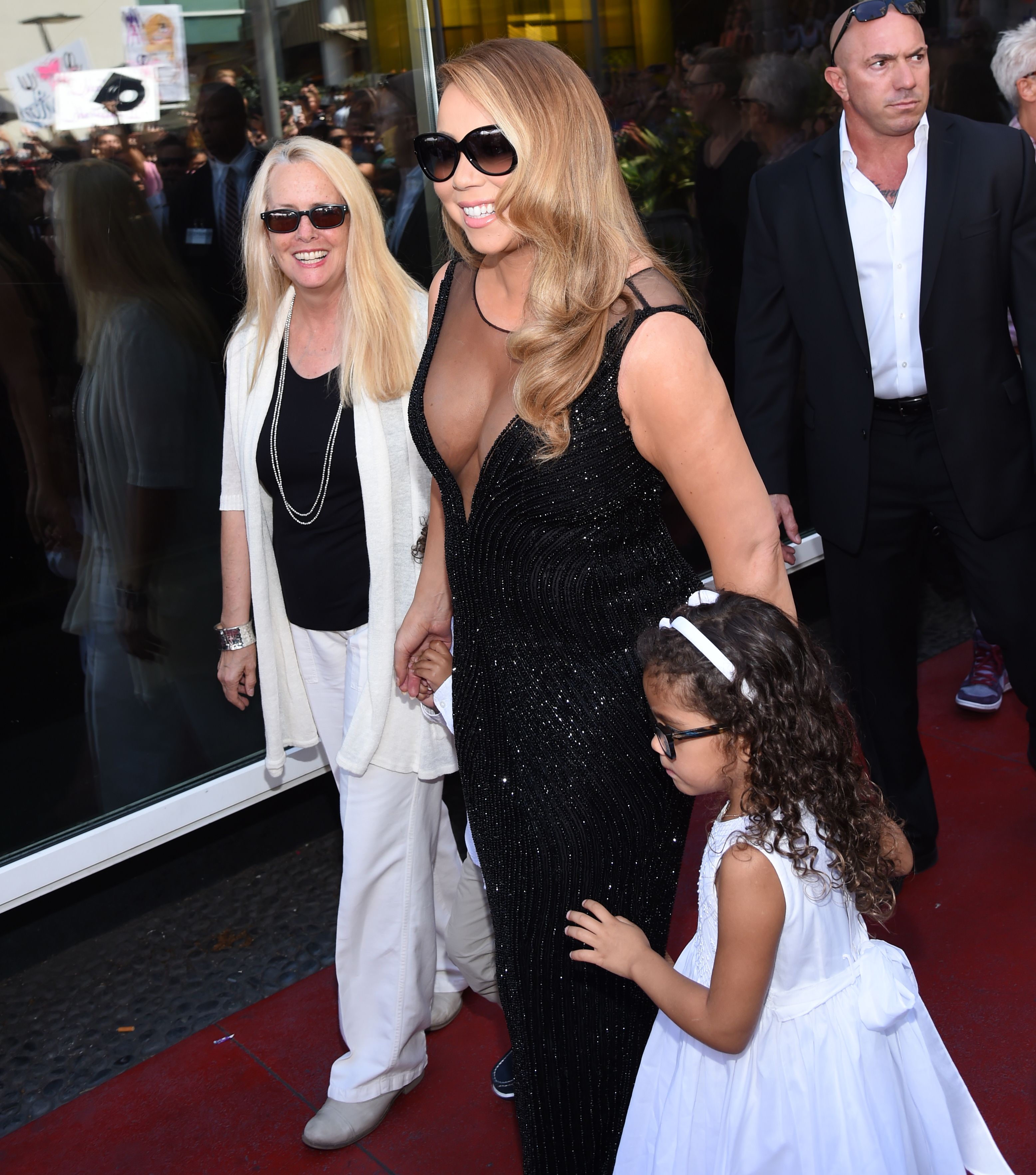 Patricia Hickey, Mariah Carey and Monroe Cannon at a past event